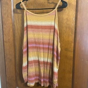 Striped Women's Camisole in Warm Tones